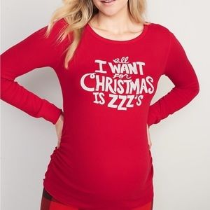 Thermal maternity tee